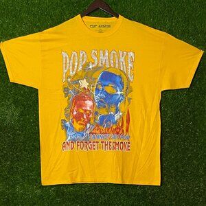 Pop Smoke Cannot Say Pop and Forget the Smoke Rap T-shirt size 2XL